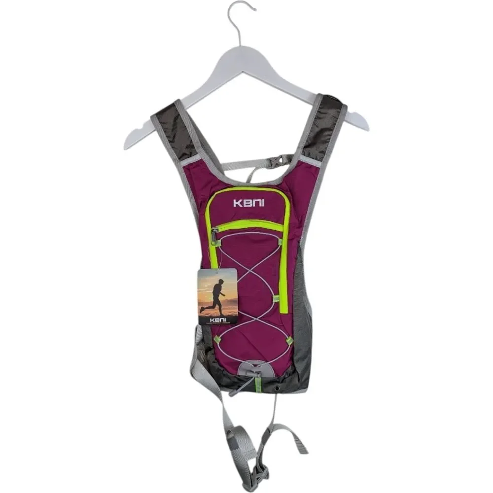 NWT KBNI Hydration Backpack‎ Gray and Purple